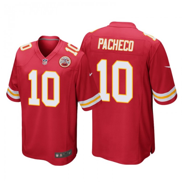 Kansas City Chiefs #10 Isiah Pacheco Game Red Jersey